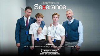 Sexerance 3 – Twink Falls for stepdaddy’s Dick in Steamy Gay Porn Parody