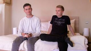 Hot Czech Amateurs Get Wild in steamy gay threesome action