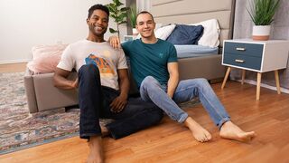 Hot Amateur Interracial Gay Action with Landon & Dante