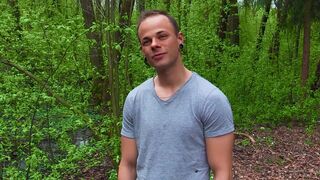 Hot Woodland Hunk Takes Control with Czech Hunter Cock Action