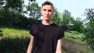 Young 18+ Stud Rides Wild in Summer Heat for Czech Hunter