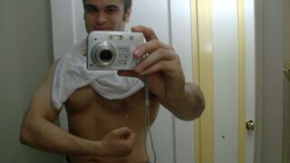 Chubby Muscle Stud Flexes His Hot Body for You