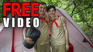 Scout's Massive Cock Stuns Camp Boys 18+ At Racy Outdoor Retreat