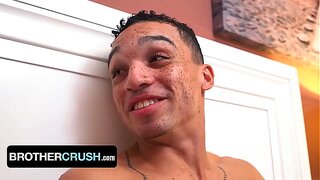 Stepbrothers' Sling War Ends With a Hot Blowjob for the Winner – StepbrotherCrush 18+