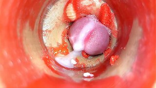 Cervix View: Deep Inside Her as Giants Fill Me With Creamy Loads – ASMR creampie