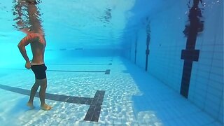 Gay Jock Takes Cum Load in Chlorine-Filled Lap Lane