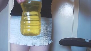 Peeing & Teasing That Tight Feminine Booty – SkinnyFemboyOso Exposed 18+