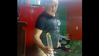 Dilated Taped: He Takes It All with Moans Submission – Gay Porn 18+