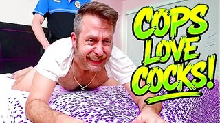 Joel Gets Dominated by Scott De Marco's Rough Police Pleasure – Gay Porn Patrol 18+