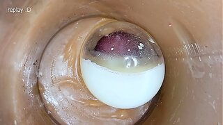 Filling Him Deep Again and Again – Real creampie POV from Behind