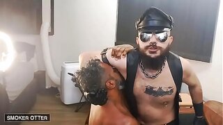 Rough Leather Ride: Interracial Bareback Fun with Pierced Cocksucking Pig Play – XXX