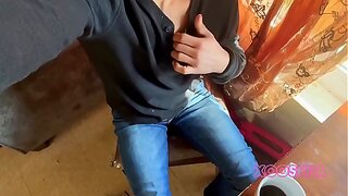 Stepson Jizzes Hard Dreaming of Tight Gay Ass Action – Steamy Bathroom Fantasy