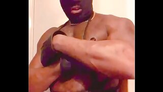 BBC in Latex Gear: Smoky Hooded Tease Edge Play – Gay Fetish X