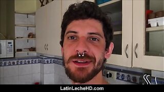 Latino Punk Gets Fucked by Two Straight Bros with Massive Cocks – POV Action
