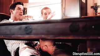 Dinner Date Turned Hot: Gay Guy Gets Dick Sucked During Meeting – Tiny Gays 18+