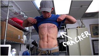 New Hire Toby Shows Off Abs'Takes Big Black Dick Deep – Fucked Hard Proud