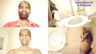 Golden Shower Domination: Rajesh Plays With Huge Uncut Cock Thick Bush – 993