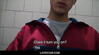 Latino Straight Boy's First Time: Cash Offer Leads to Steamy BJ – POVGay Cash
