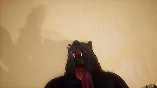 POV Two Horny Wolves Mate Deep in the Wild – Animal Gay Porn
