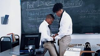 Ebony Nerd Duo Explore Their Passion for Men – Steamy First Time Fun