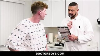 Straight Virgin Twink's First Time with Two Horny Gay Docs – Max Lorde'Jesse