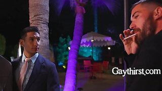 Six Cocks at Dinner: Secret Feeding Frenzy with a Mystery Host – 18+Gay Fun