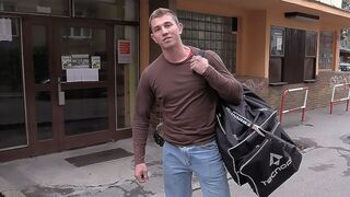 Submissive Blonde Gets facialized by CzechHunter
