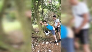 Took My Cute Cousin to the Park for SteamyGayAction