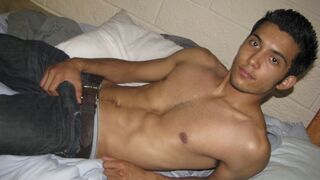 Hunky Ex-Boyfriend 18+ Strokes His Hairy Cock for the Camera