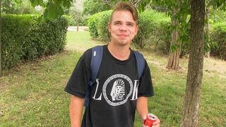 Trendy Czech Boy 18+ Gets Fucked Outdoors and facial'd
