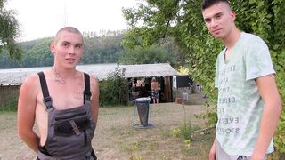 Gay Men Get Wild in Czech Woods for Amateur Threesome Adventure