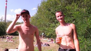 Czech Amateurs Get Wild in Outdoors for Rough Orgy Fun
