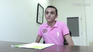 Scrawny Twink Gets Roughly Fucked at Dirty Casting Call