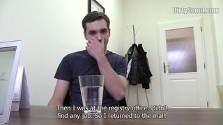 Nerdy Guy in Glasses Gets Fucked Hard by Dirty Scout POV