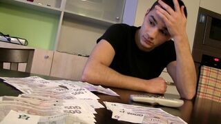 Horny Twink Pays Off Debt with Safe Sex Sessions