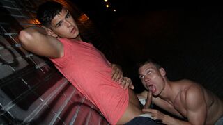 Kinky Tourist Marty Gets Fucked by Drago Lembeck in Public Park