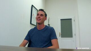 Brunette Twink Swallows Cum After Dirty Hard Anal Sex