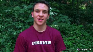 Bareback POV with Youthful Czech Twink Ends in Intense Facial