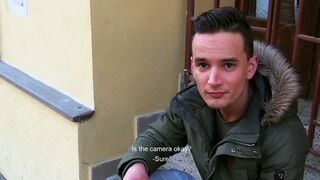 Bottom Strokes His Hard Cock During Hot POV Czech Hunter Anal Action