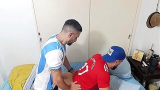 Straight Guy's First Time: I Fucked His Tight Ass After Tennis – Raw POV