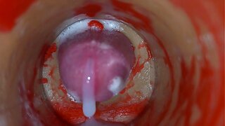 Deep Throating Pays Off: Hot Cum Shot Captured from Within
