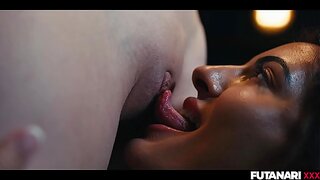 Brunettes Shocking Transformation: Futanaris Huge Cock Turns Her into a Hungry Shemale