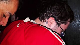 Thrusting Deep into the Nerds Tight Hole at Gloryhole Fantasies