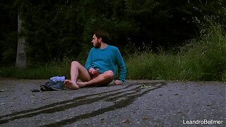 Exposed Outdoors: Caught Pissing & Jerking Off Publicly – Gay Exhibitionist Thrill