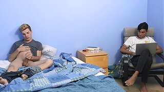 Stepsons Rear Entrance Beckons the Mature StepDaddys Hungry Eyes and Thirsty Tongue -