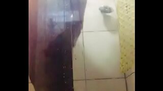 Horny Gay Stud Enjoys Steamy Handjob and Bath Fun
