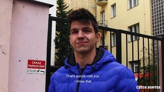 College Stud Cums Hard During Intense Bareback Czech Anal Adventure