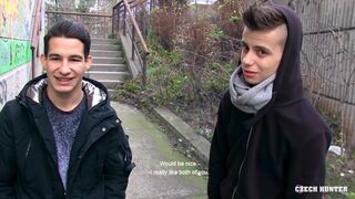 Two Hot Czech Twinks Get Fucked Raw with Hard Dick Action