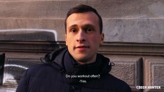 Slender Czech Brunette Guy Gets POV Sodomized - XXX Gay Action