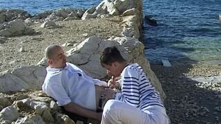 Rough Seas, Rougher Sex – Amateur Sailors Pound Hardcore on the Beach